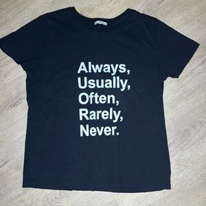 Large T-shirt, gently used, great condition